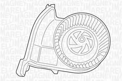 MAGNETI MARELLI 069401325010 -  Электродвигатель, вентиляция салона